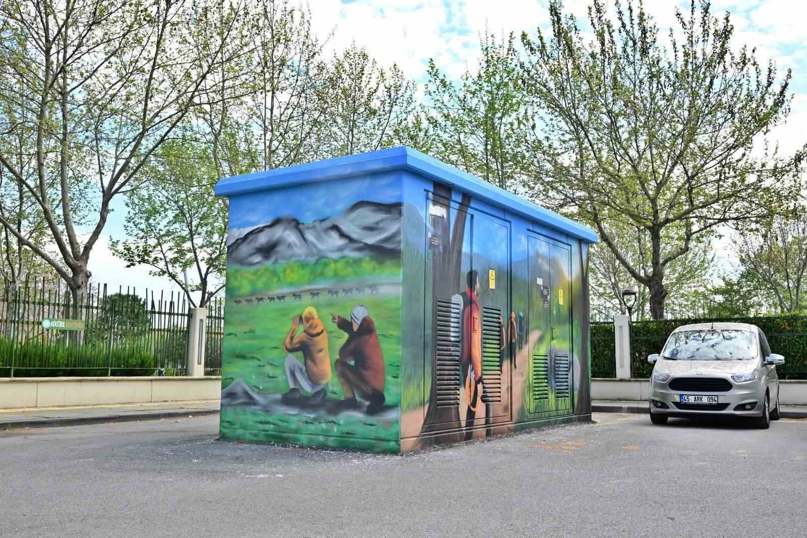 Manisa’nın sokakları sanatla renkleniyor