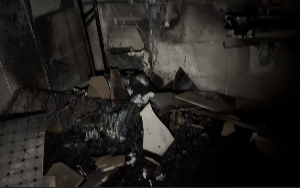 Osmaniye’de apartman dairesinde yangın