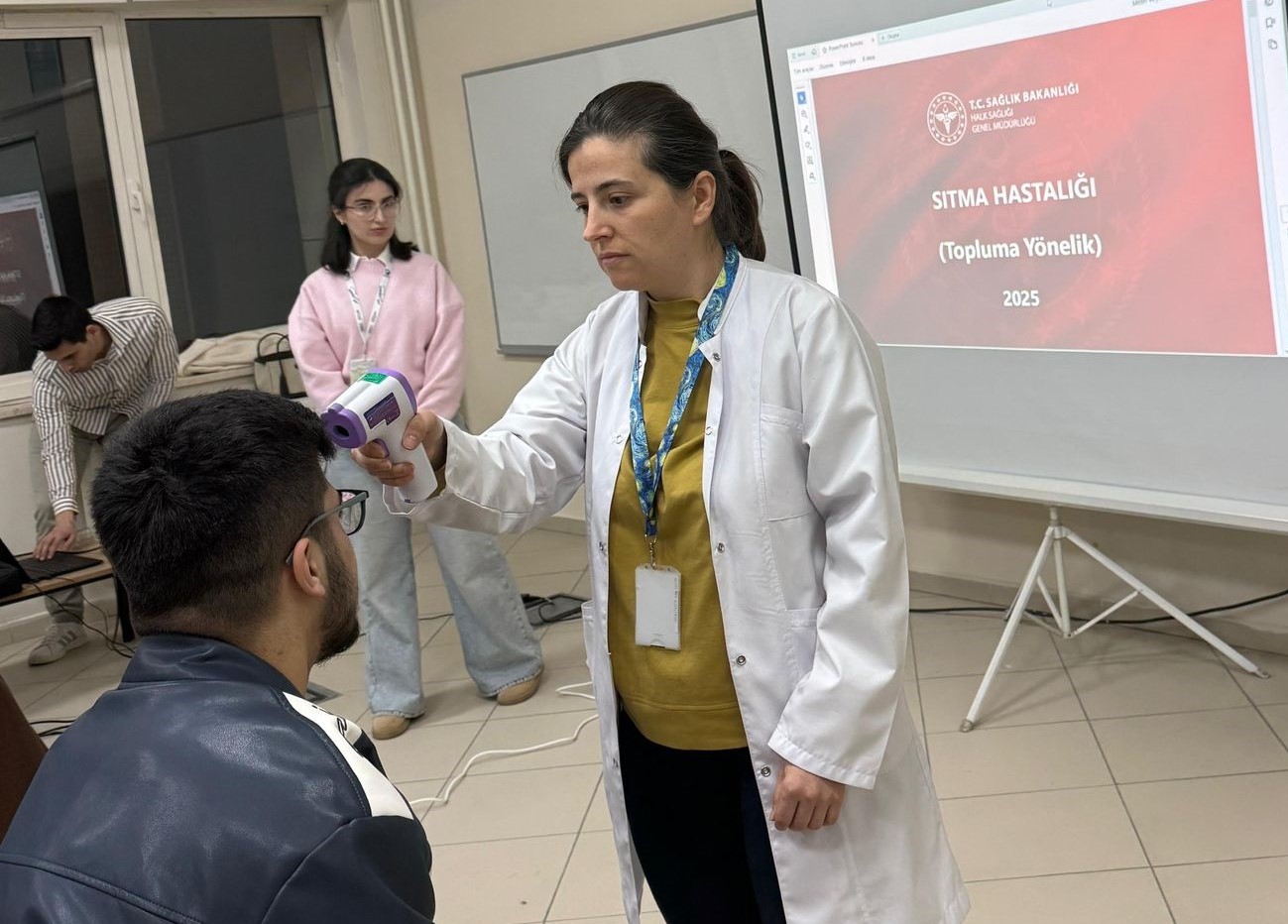 KYK yurdunda sıtma farkındalık eğitimi