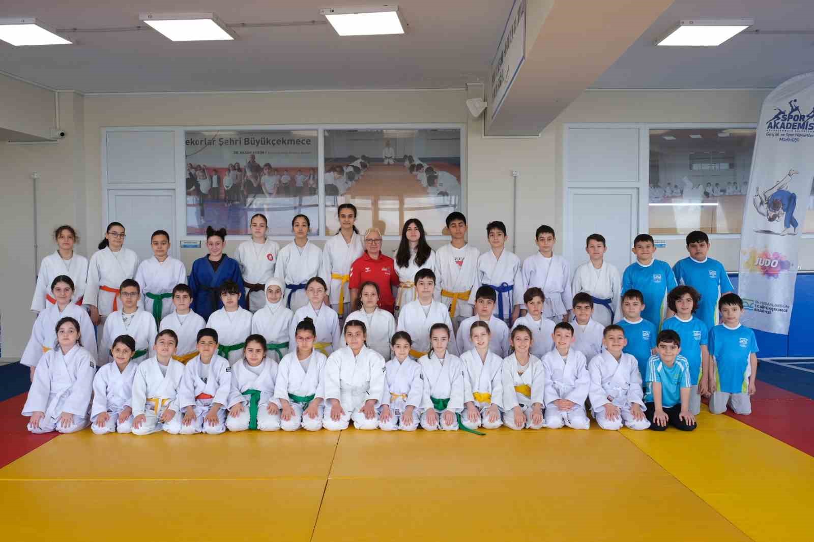 Büyükçekmeceli judocuların kuşak sınavı heyecanı