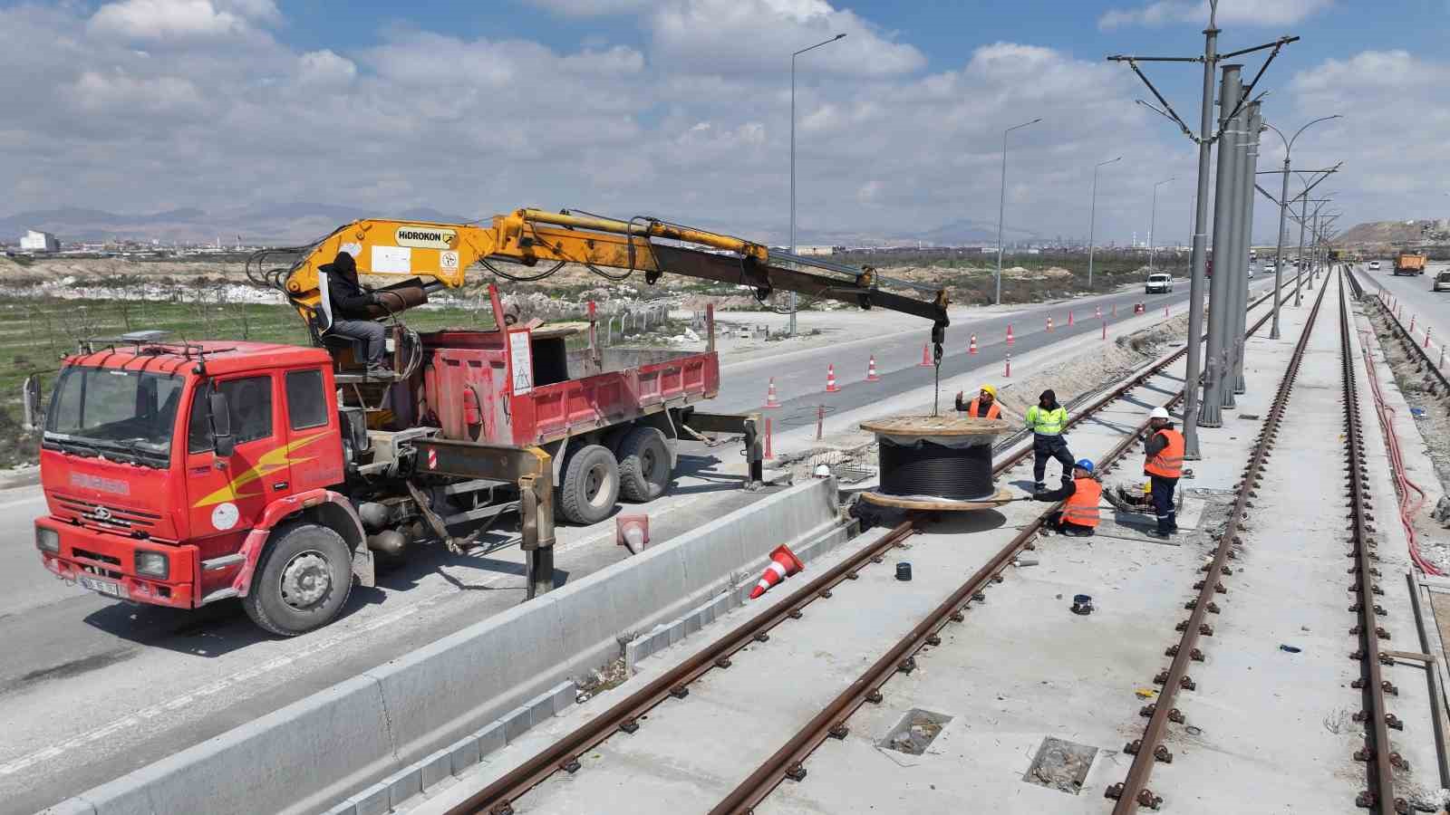 Başkan Altay: "Stadyum-Şehir Hastanesi Tramvay Hattı’nda yoğun mesai sürüyor"