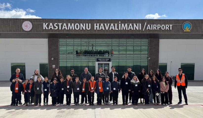 'Minik Kanatlar'ın havalimanı heyecanı