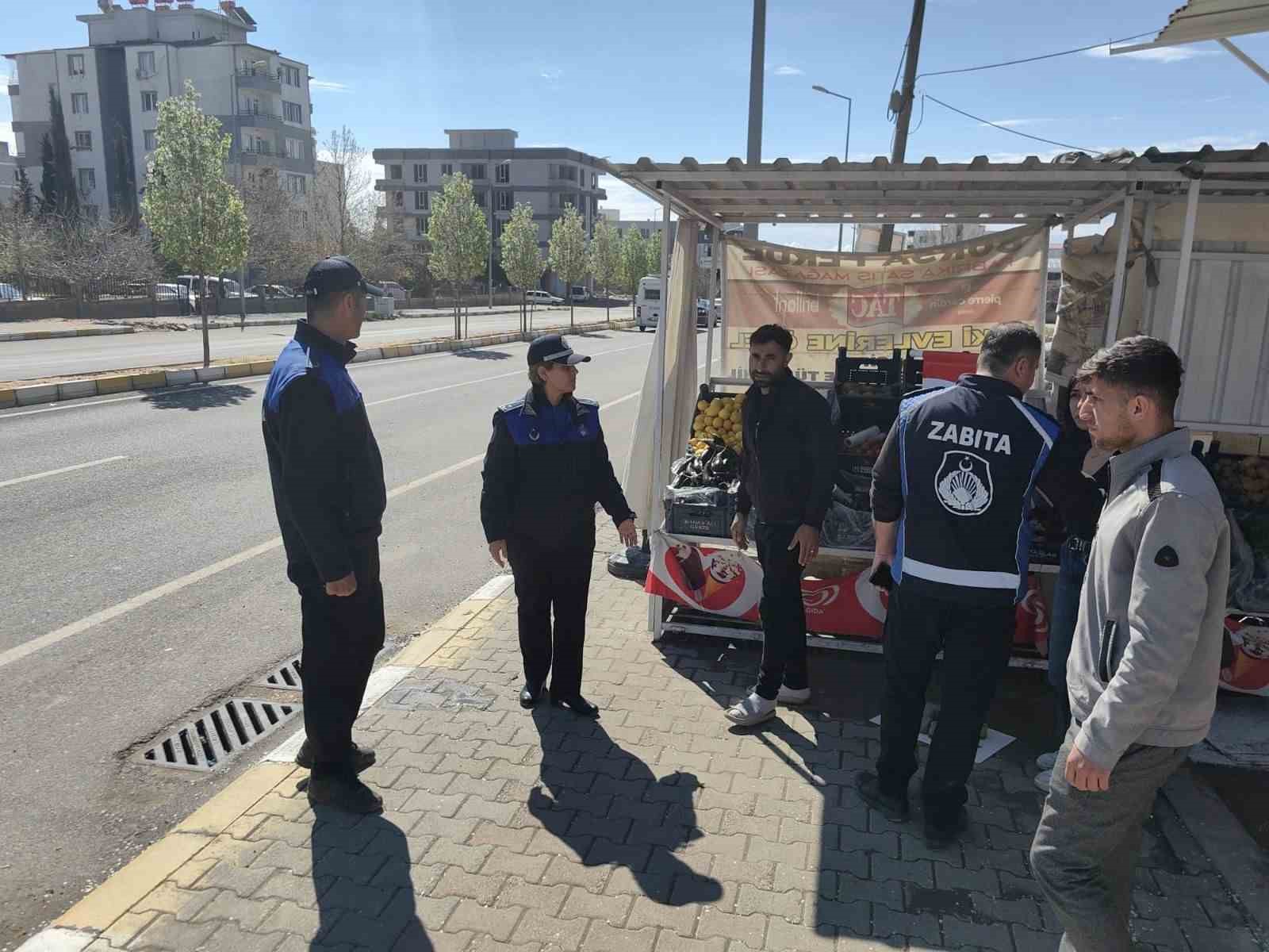 Adıyaman’da kaldırım işgallerine sıkı denetim