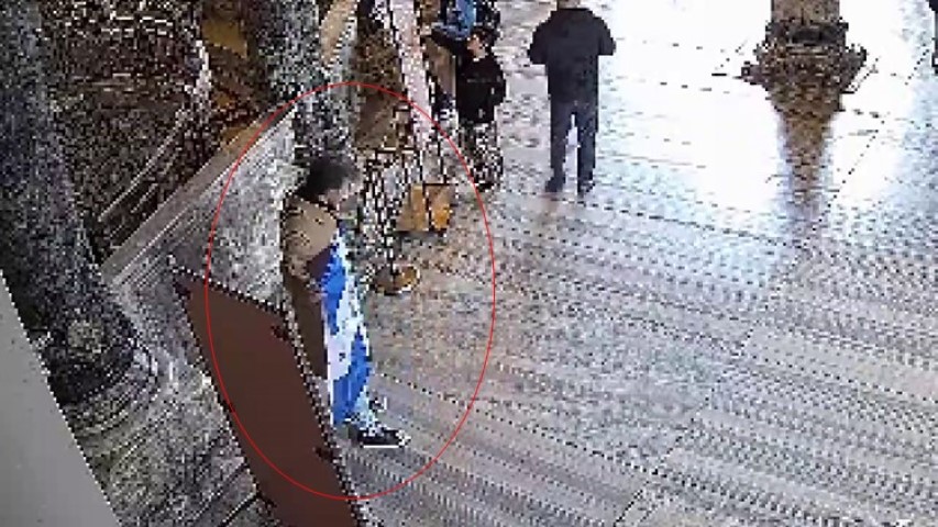 Ayasofya Camii&rsquo;nde provakasyon