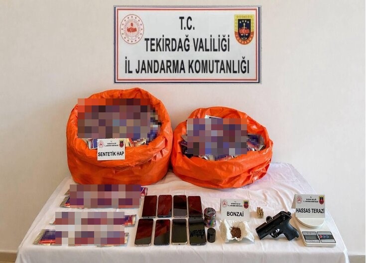 Tekirdağ merkezli uyuşturucu operasyonunda 8 tutuklama