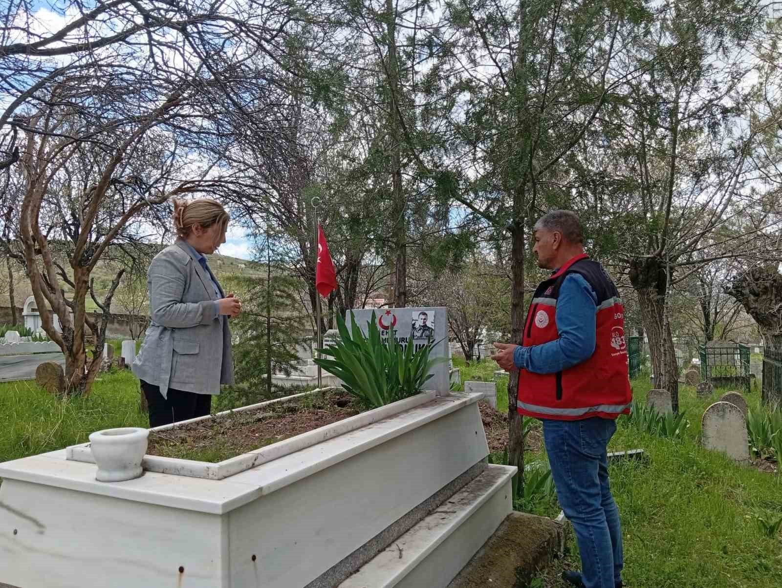 Elazığ’da şehitlikler ziyaret edildi
