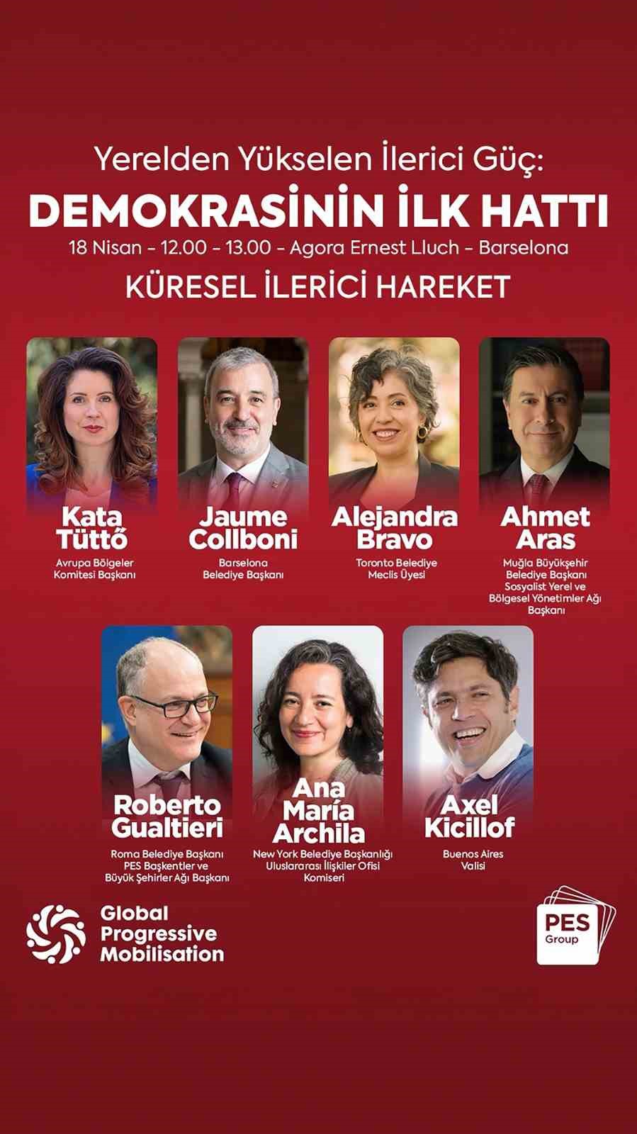 Başkan Aras, Demokrasi zirvesi i&ccedil;in Barselona&rsquo;da
