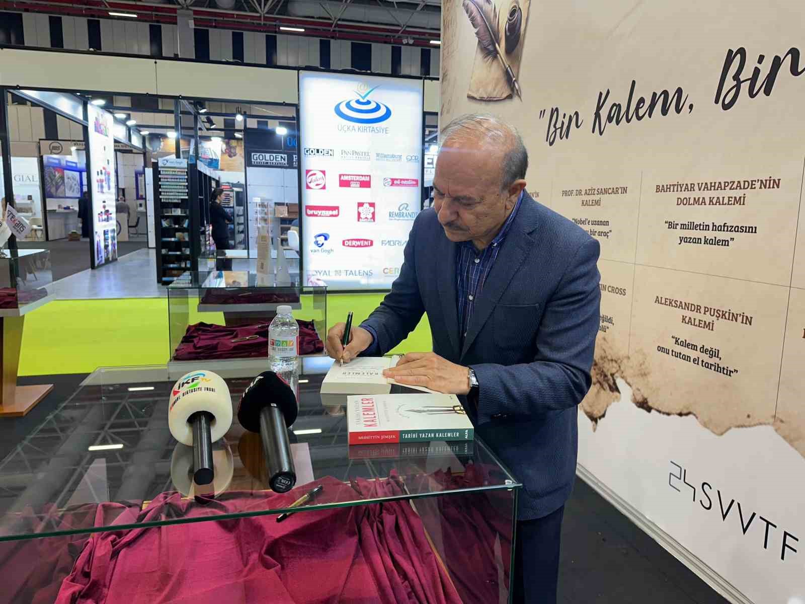 Tarihe iz bırakan kalemler, 32&rsquo;nci İstanbul Kırtasiye Fuarı&rsquo;nda sergilendi
