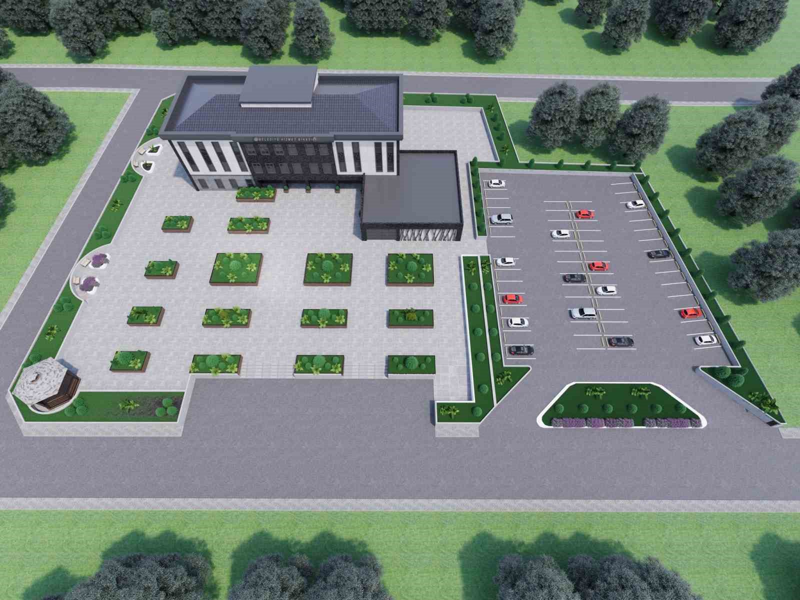 Ak&ccedil;adağ&rsquo;a yeni belediye hizmet binası
