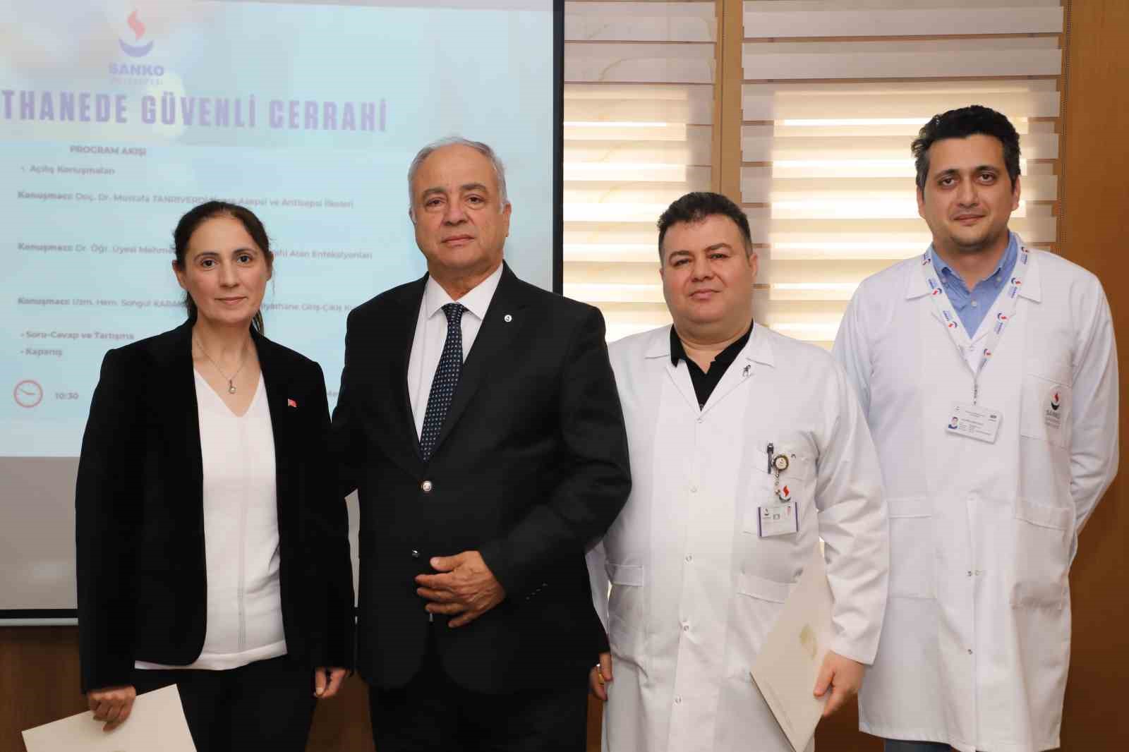 SANKO &Uuml;niversitesinde "Ameliyathanede g&uuml;venli cerrahi" konferansı d&uuml;zenlendi
