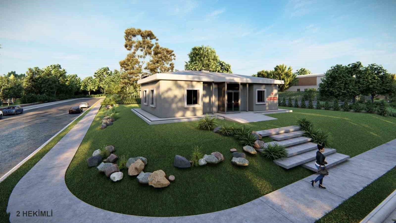 Esenbey&rsquo;de 45 mahalleye hizmet verecek sağlık ocağında ilk kazma vuruldu
