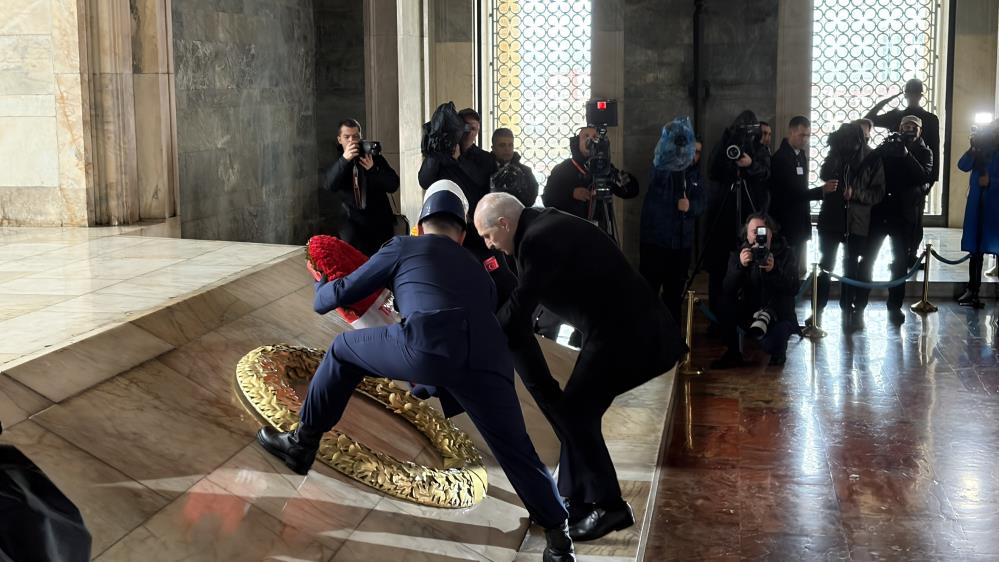 Anıtkabir&rsquo;de 23 Nisan t&ouml;reni