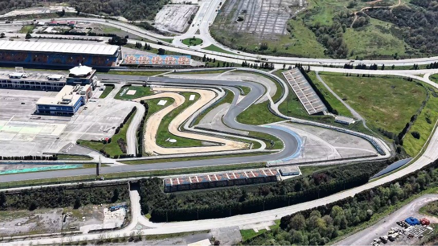 Formula 1 i&ccedil;in geri sayım başladı: İstanbul Park havadan g&ouml;r&uuml;nt&uuml;lendi