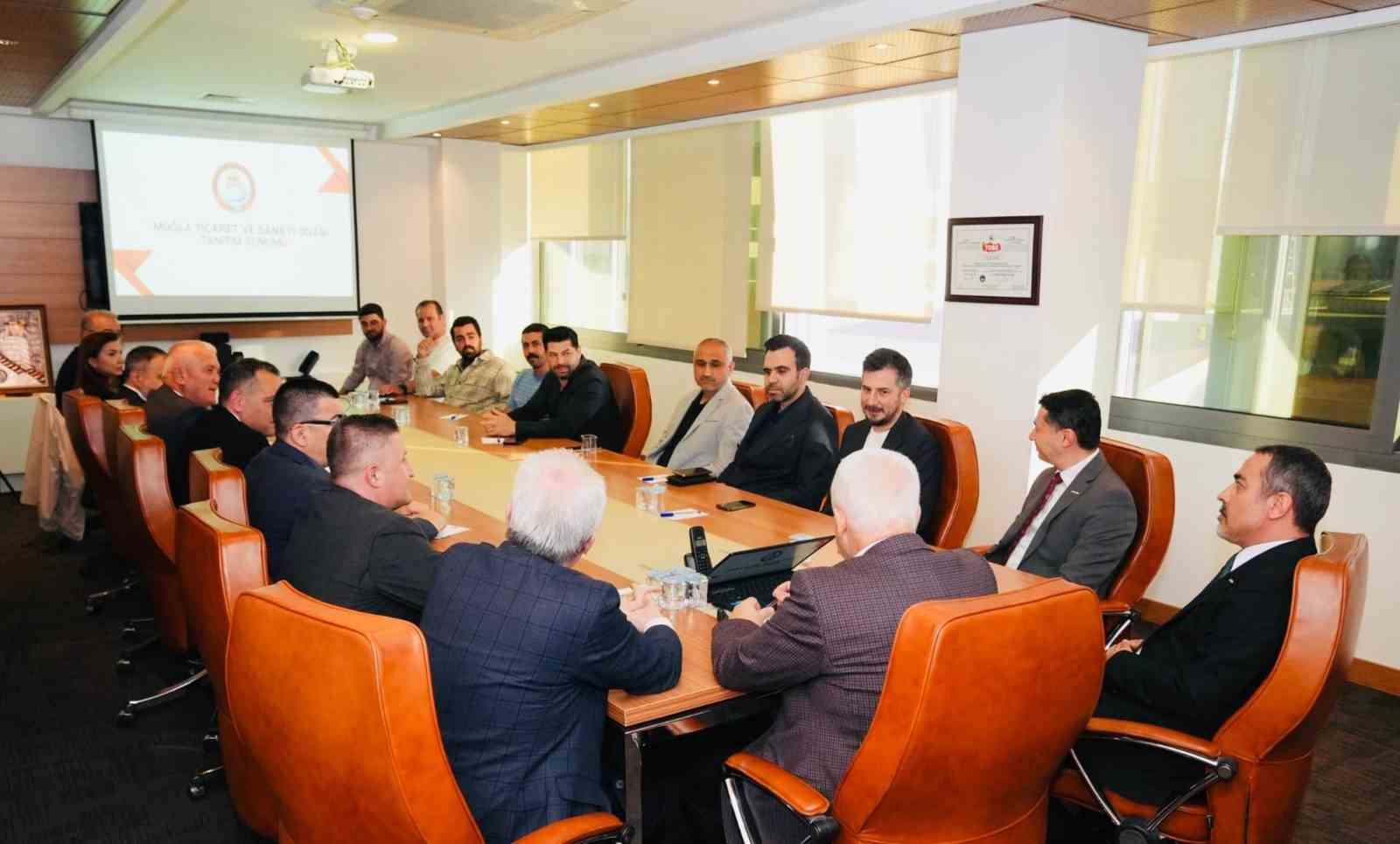 M&Uuml;SİAD Muğla Şubesi ile Muğla Ticaret Odası arasında ortak projeler g&ouml;r&uuml;ş&uuml;ld&uuml;
