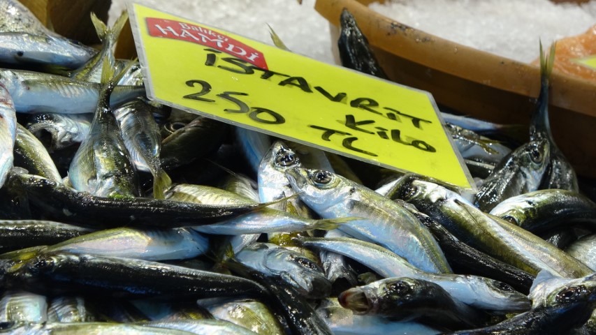 Balık tezgahları kış aylarını aratmıyor