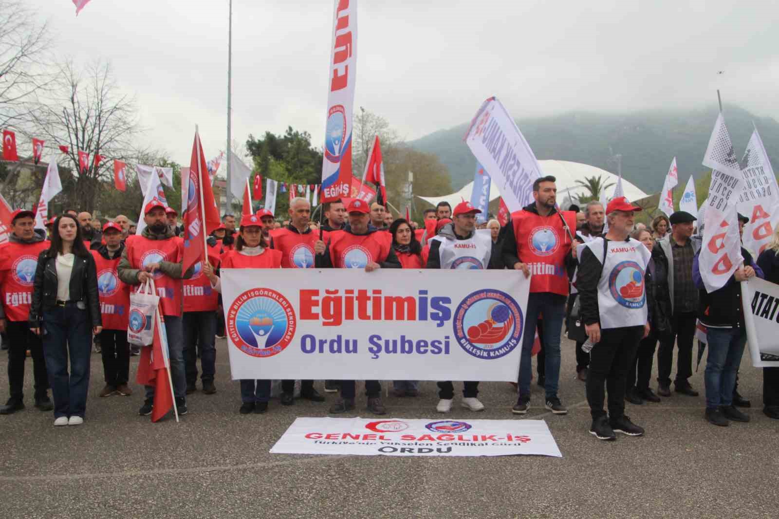 Ordu&rsquo;da 1 Mayıs etkinliği
