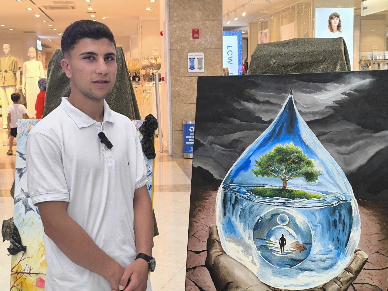 Çevre Haftası’nda öğrencilerden "Eko-Denge" sergisi