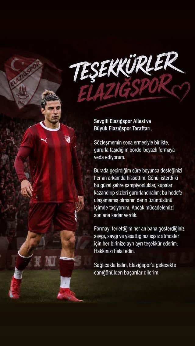 Fuat Bavuk, Elazığspor’a veda etti
