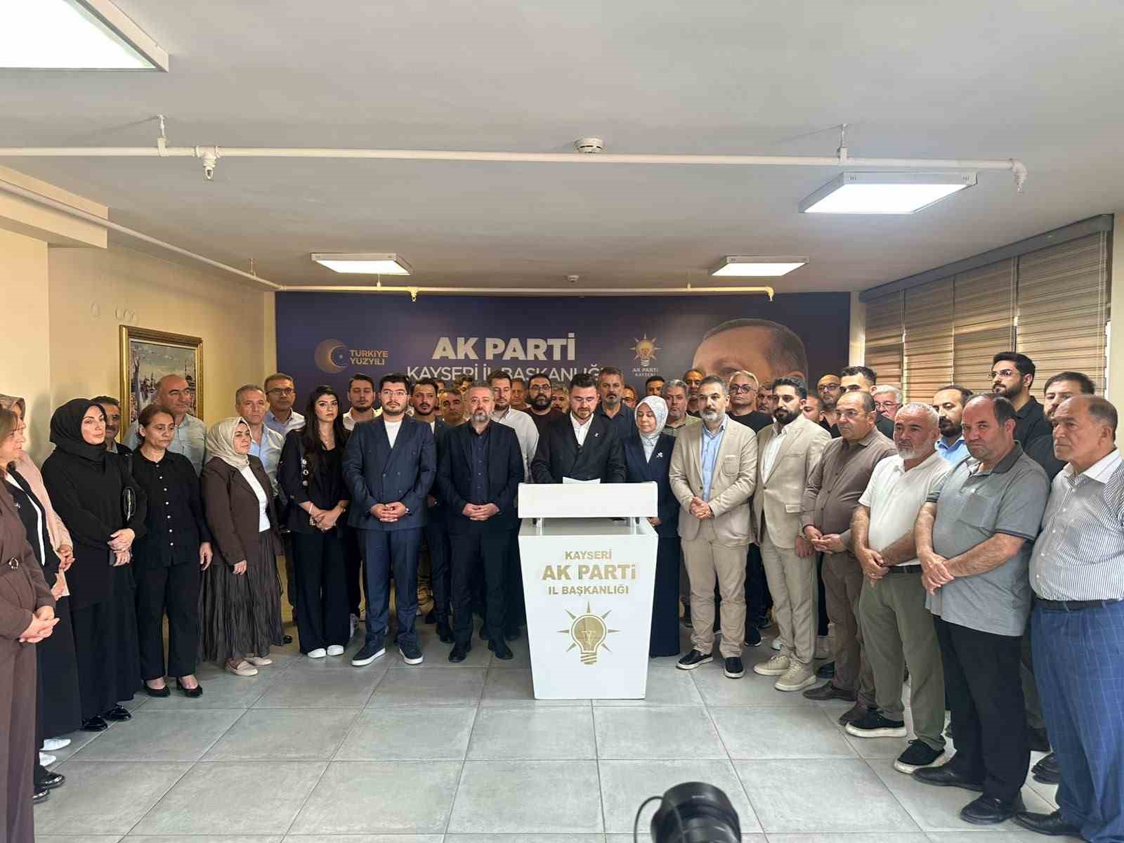AK Parti Kayseri İl Başkanı Okandan: "Milletimizle çeyrek asır, Türkiye geleceğe hazır"