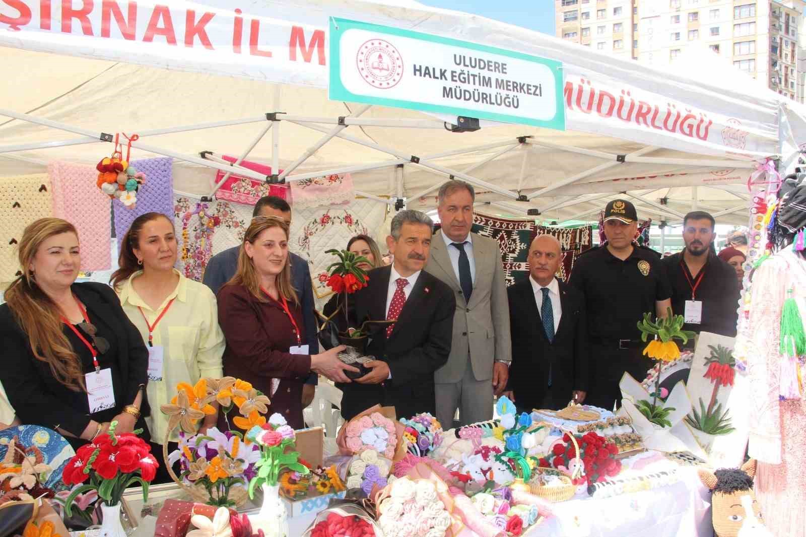 Şırnak’ta "Hayat Boyu Öğrenme" sergisi açıldı
