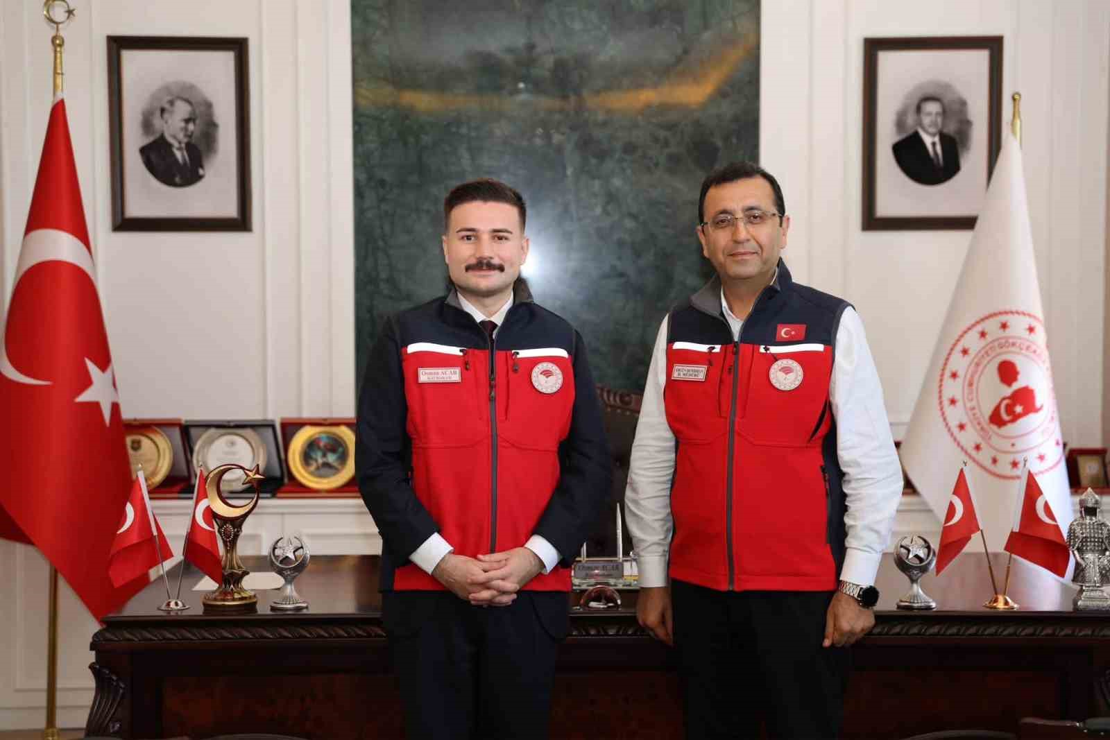 Çanakkale Tarım ve Orman Bakanlığı teşkilatından Kaymakam Acar’a ziyaret