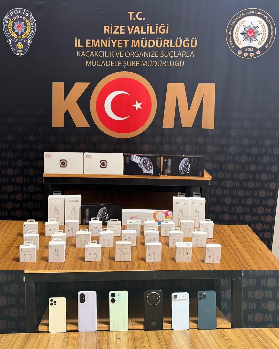 Rize’de kaçakçılık operasyonu: 45 gözaltı