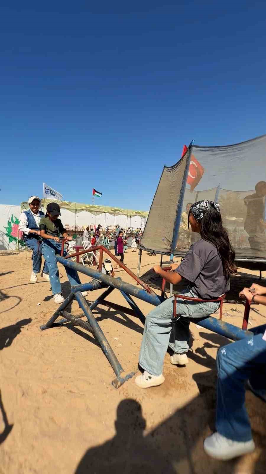 Yedi Başak Gazze&rsquo;de &Ccedil;ocuklar i&ccedil;in yaz festivali d&uuml;zenledi