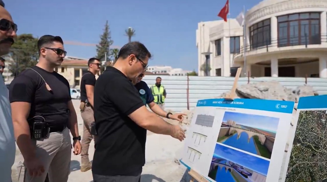 Antakya’da Ata Köprüsü’nde çalışmalar devam ediyor