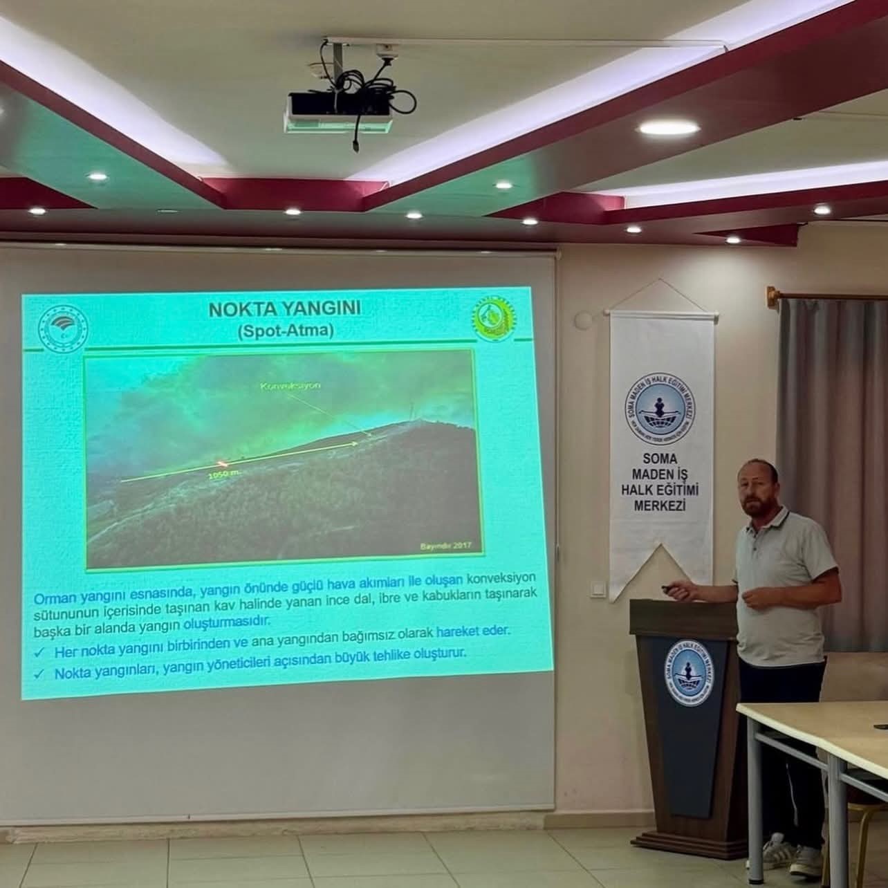 Öğretmenlere orman yangınları konusunda hayati eğitim