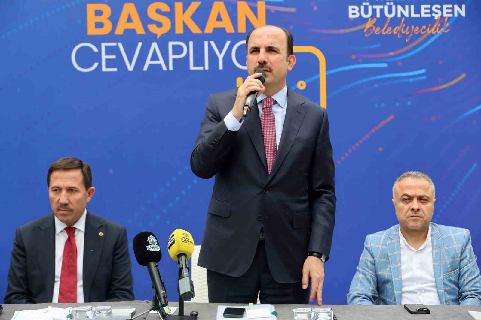 "Vatandaş Soruyor, Başkan Cevaplıyor" buluşmaları Karatay’da yoğun katılımla gerçekleşti