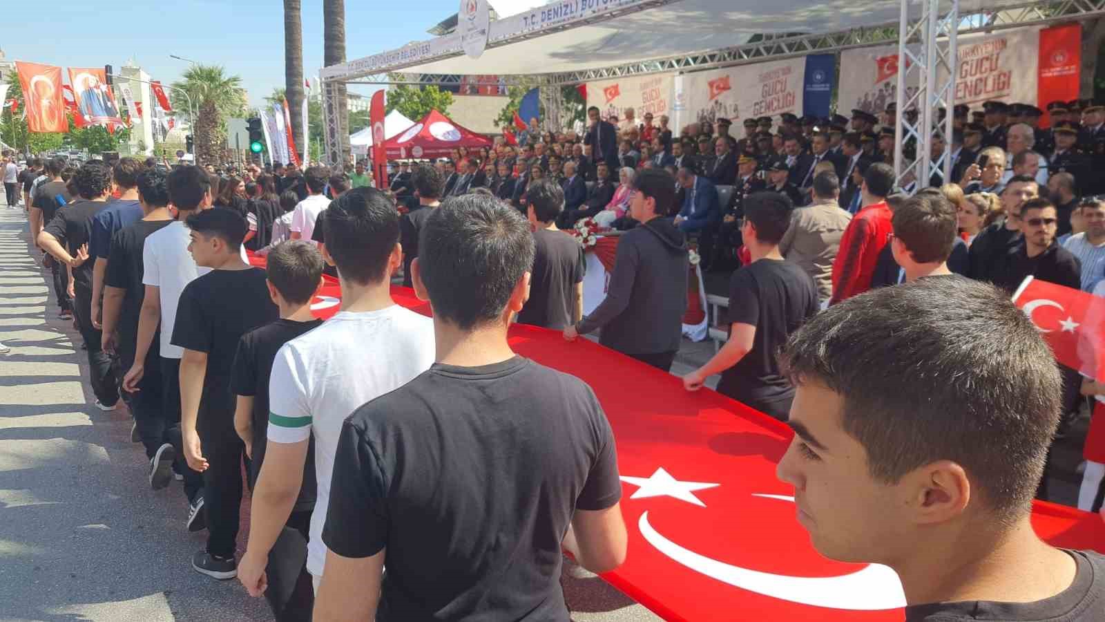 Denizli&rsquo;de 19 Mayıs kutlamaları başladı