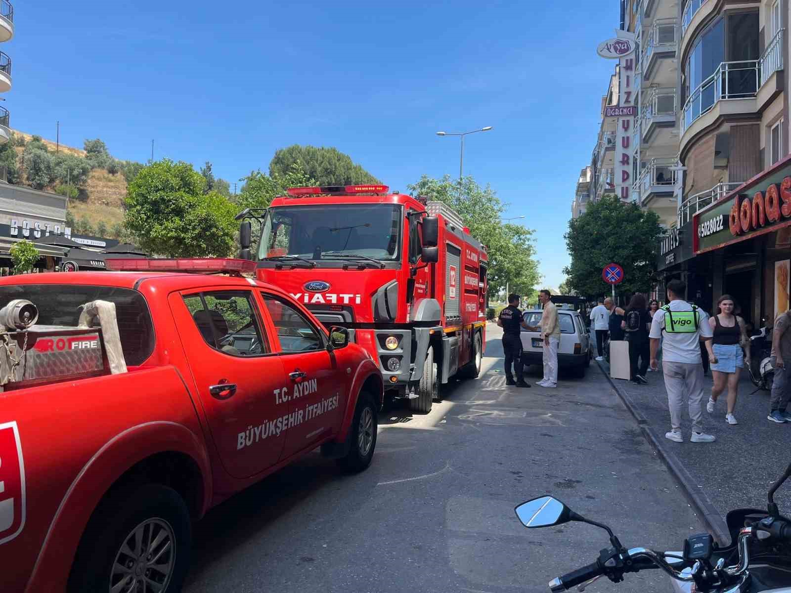 İtfaiyeden hızlı müdahale