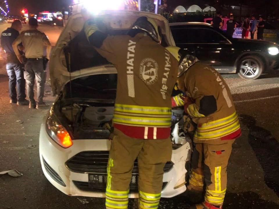 Arsuz’da trafik kazası: 2 yaralı