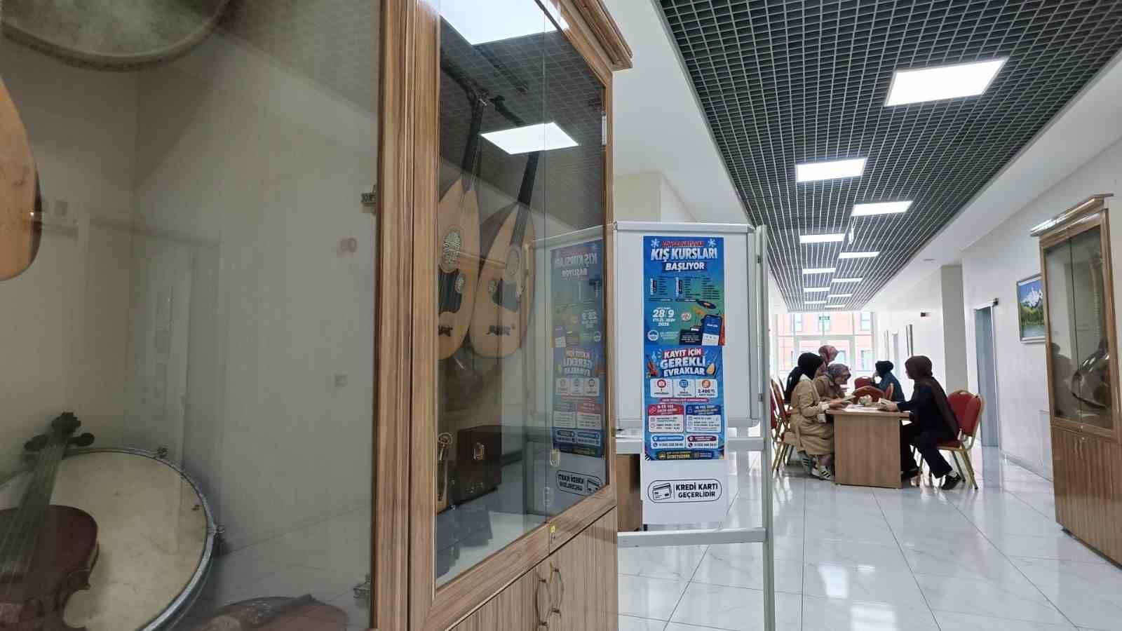 Kış konservatuvar kurslarına yoğun ilgi