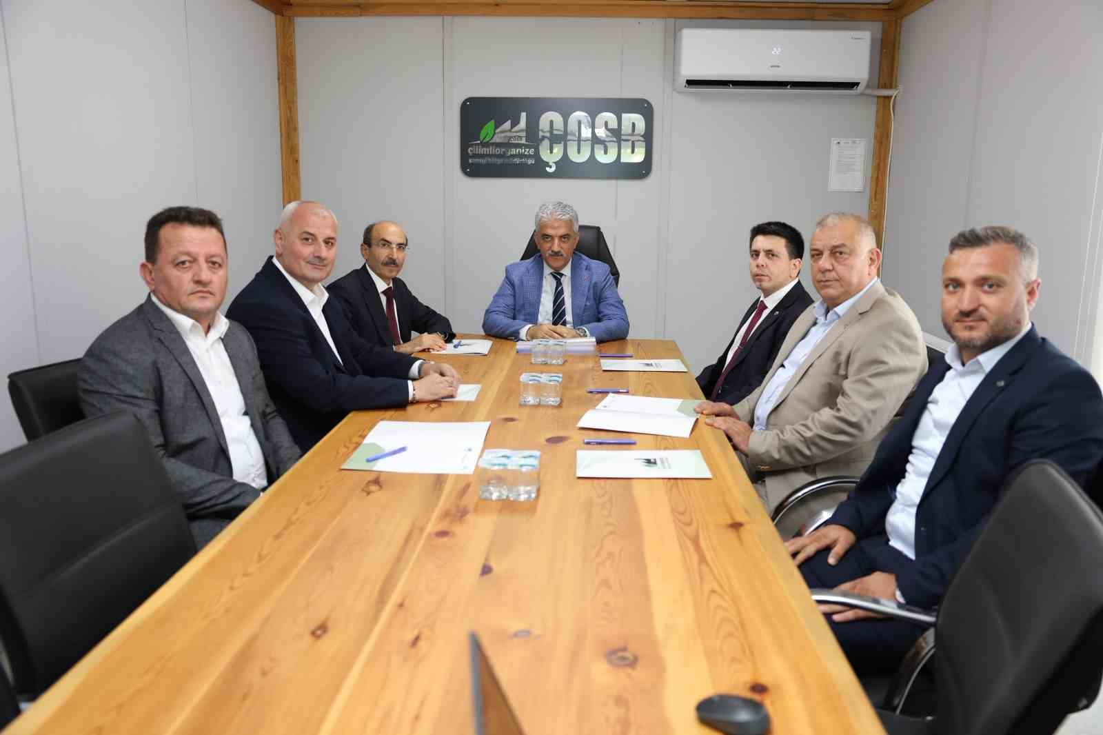 Vali Makas &Ccedil;ilimli OSB&rsquo;de incelemelerde bulundu
