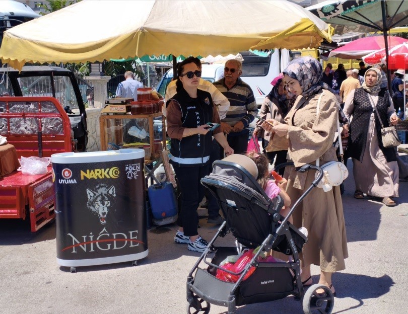 Niğde&rsquo;de 210 kişiye narkotik bilgilendirmesi