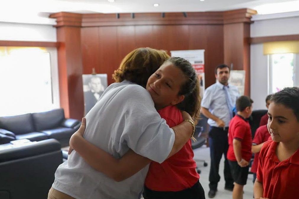 Başkan Gençay, minik misafirlerini ağırladı