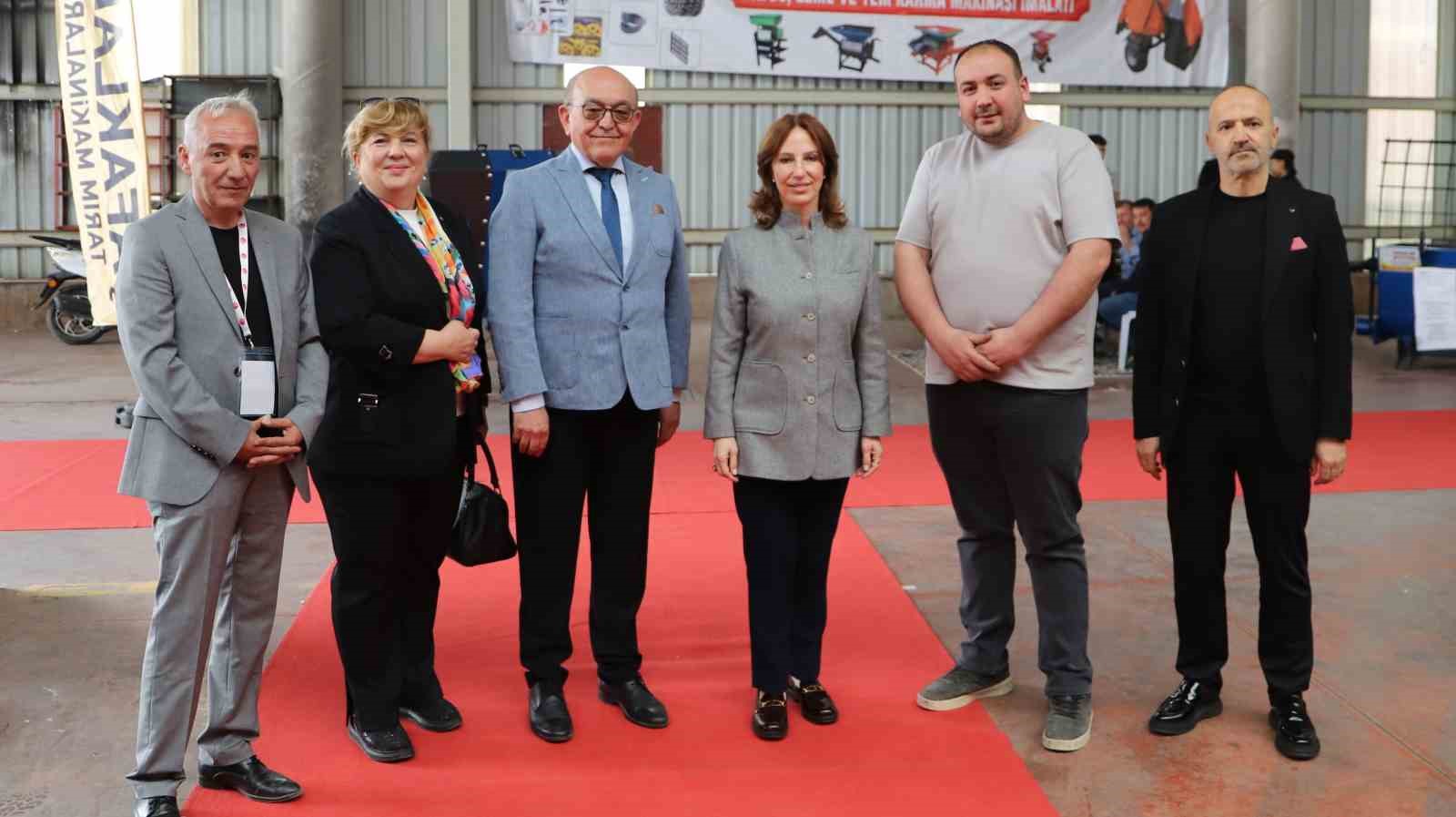 KUTSO Heyeti, Tarım Fuarı’nda incelemelerde bulundu