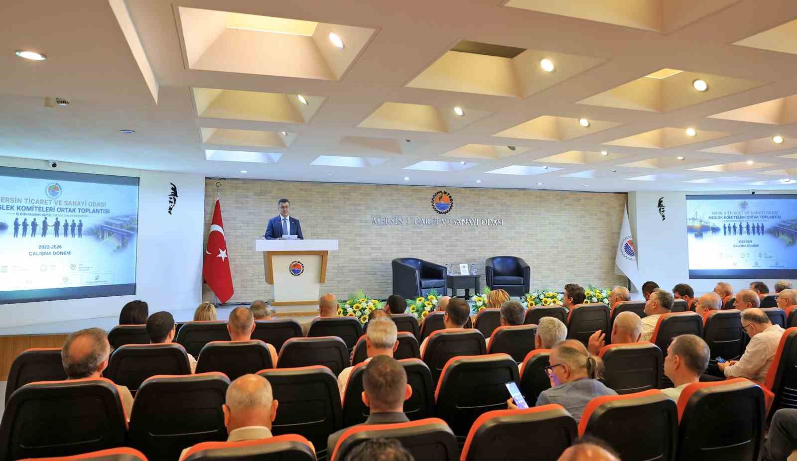 MTSO Başkanı Çakır: "Mersin ekonomisinin dönüşüm gücü meslek komitelerimizdir"