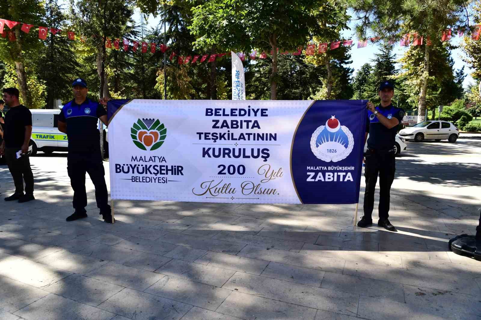 Malatya’da Zabıta Teşkilatının 200.Kuruluş Yıl Dönümü Kutlandı