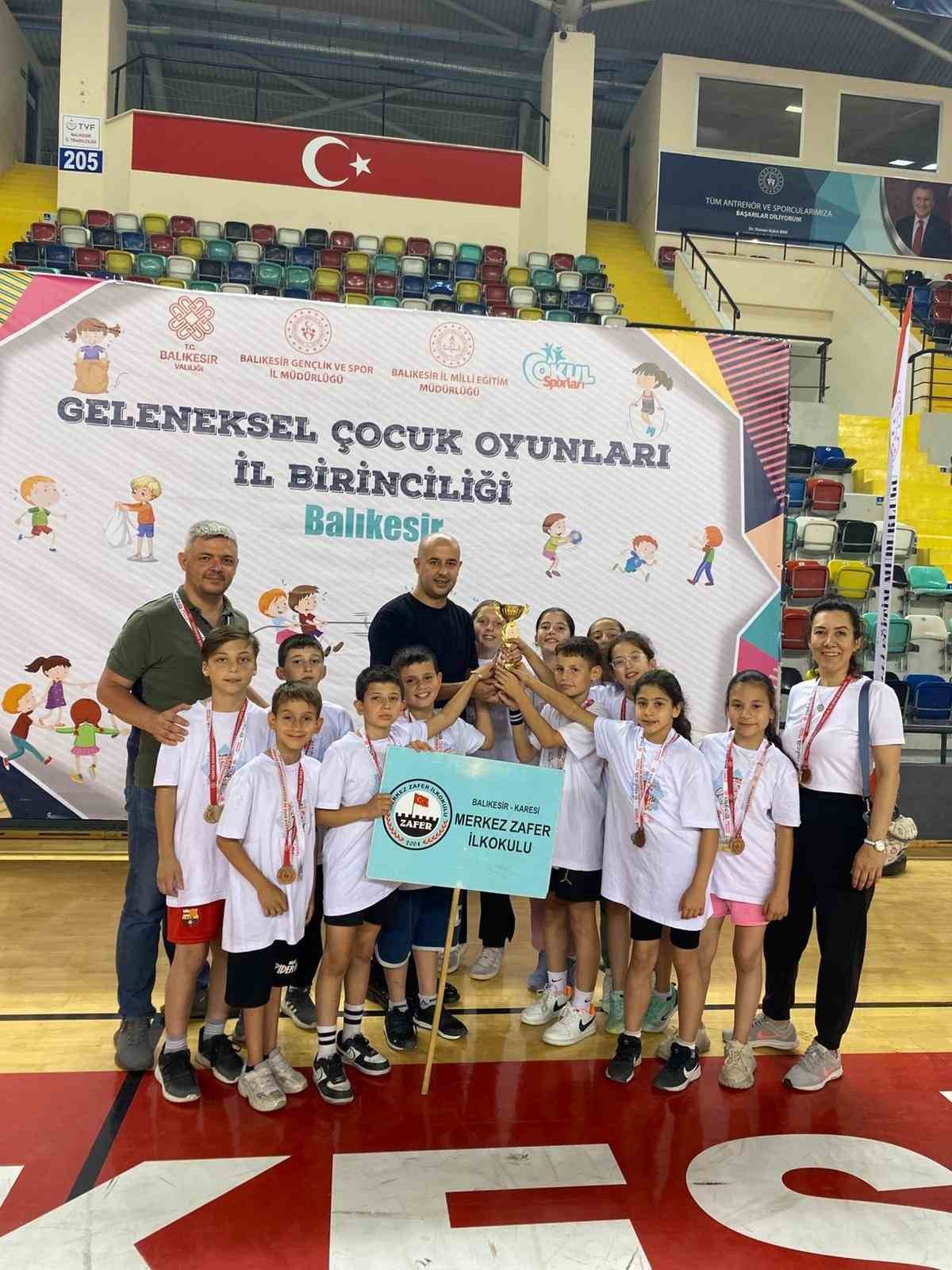 Geleneksel çocuk oyunları şenliği büyük coşkuyla tamamlandı