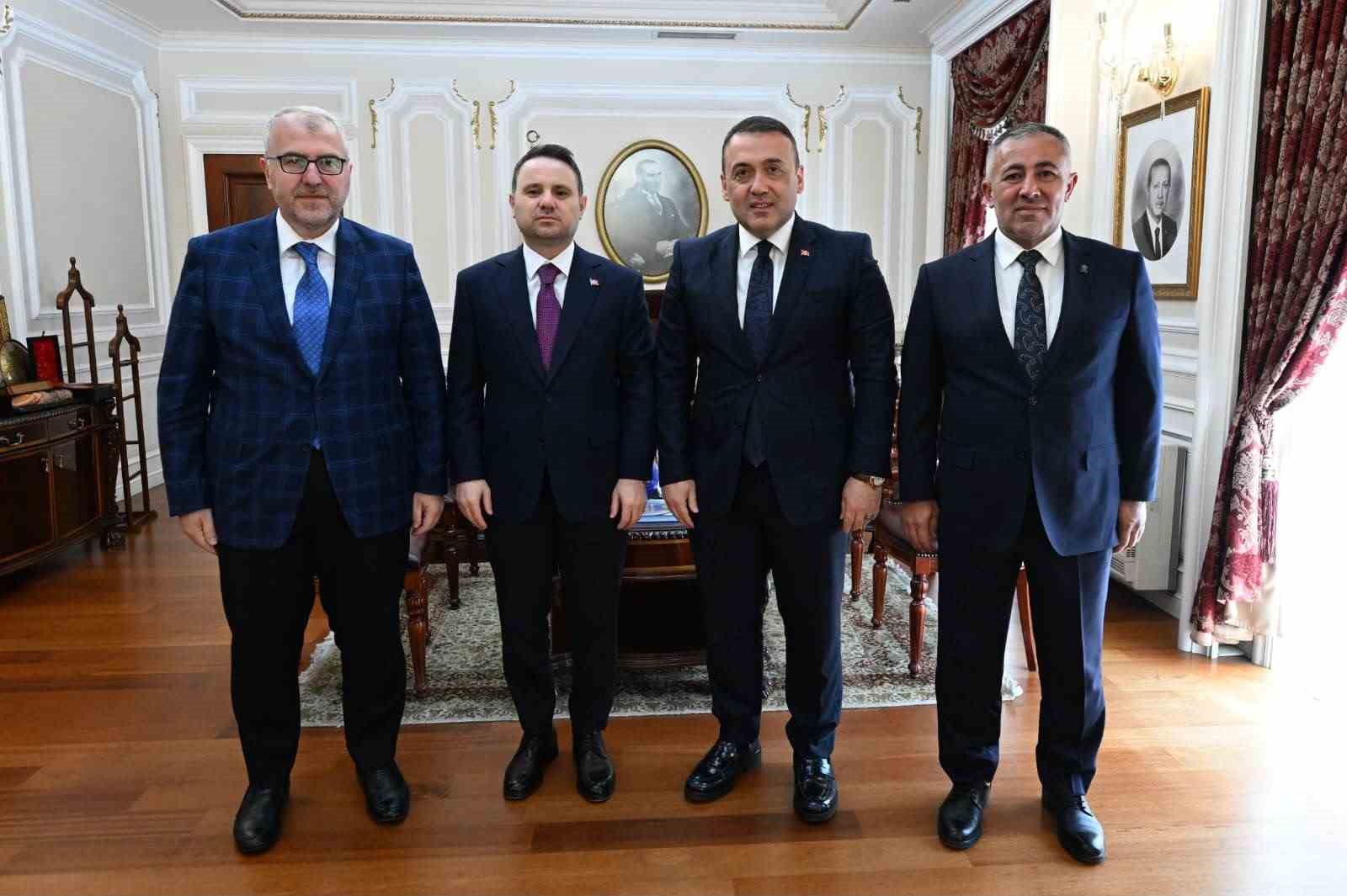 Bilecik heyeti Adalet Bakanı Gürlek ile kentteki çalışmaları ve projeleri değerlendirdi