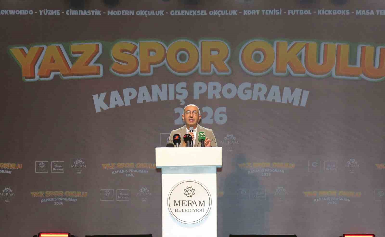 2026 Meram Mega Yaz Spor Okulları’nda muhteşem final