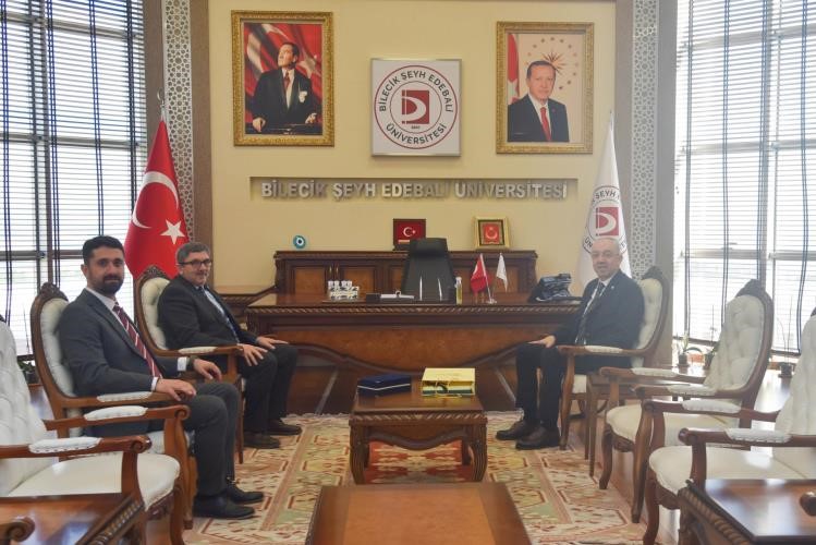 Eczacılık camiasından BŞE&Uuml; Rekt&ouml;r&uuml; Kaplancıklı&rsquo;ya ziyaret