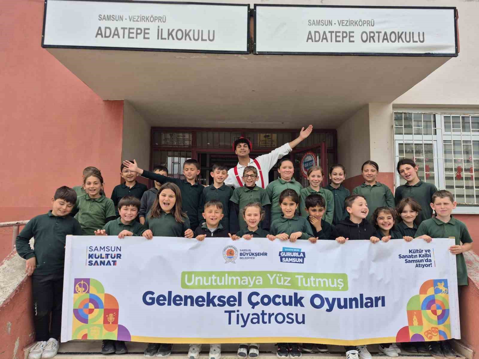 Samsun B&uuml;y&uuml;kşehir, geleneksel &ccedil;ocuk oyunlarıyla 92 bin &ccedil;ocuğa ulaştı