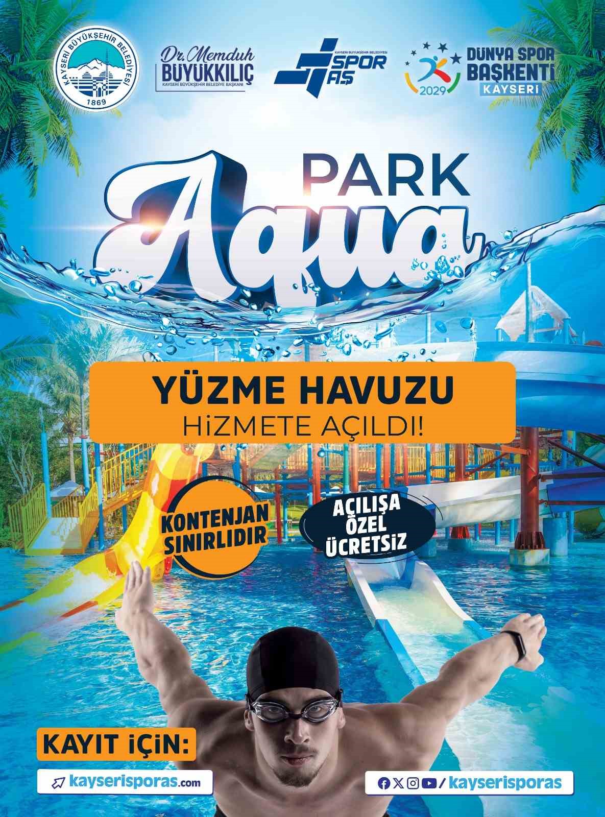 İç Anadolu’nun en büyük aqua parkı Kayseri’de açıyor