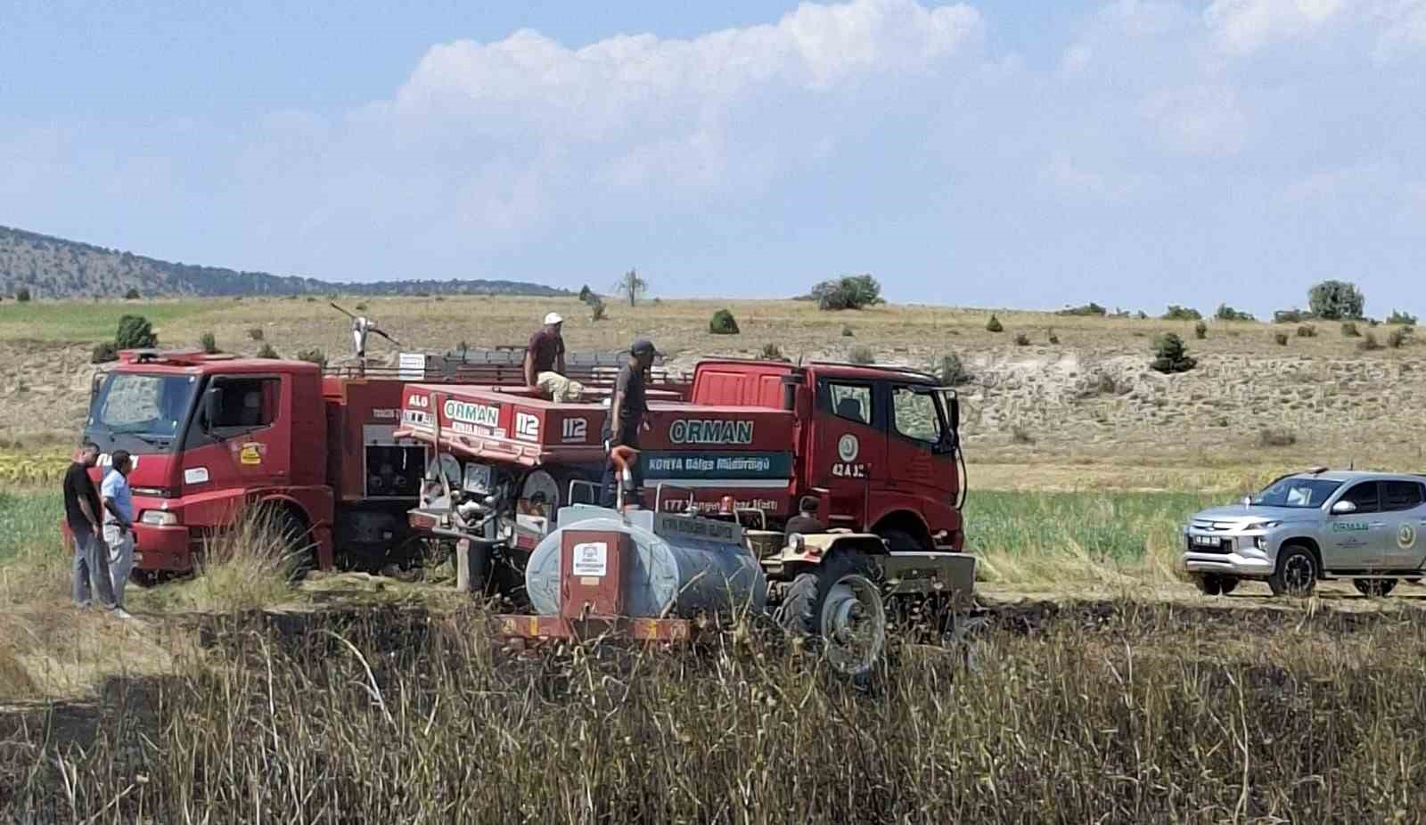 Beyşehir&rsquo;de alevler ormana sı&ccedil;ramadan s&ouml;nd&uuml;r&uuml;ld&uuml;