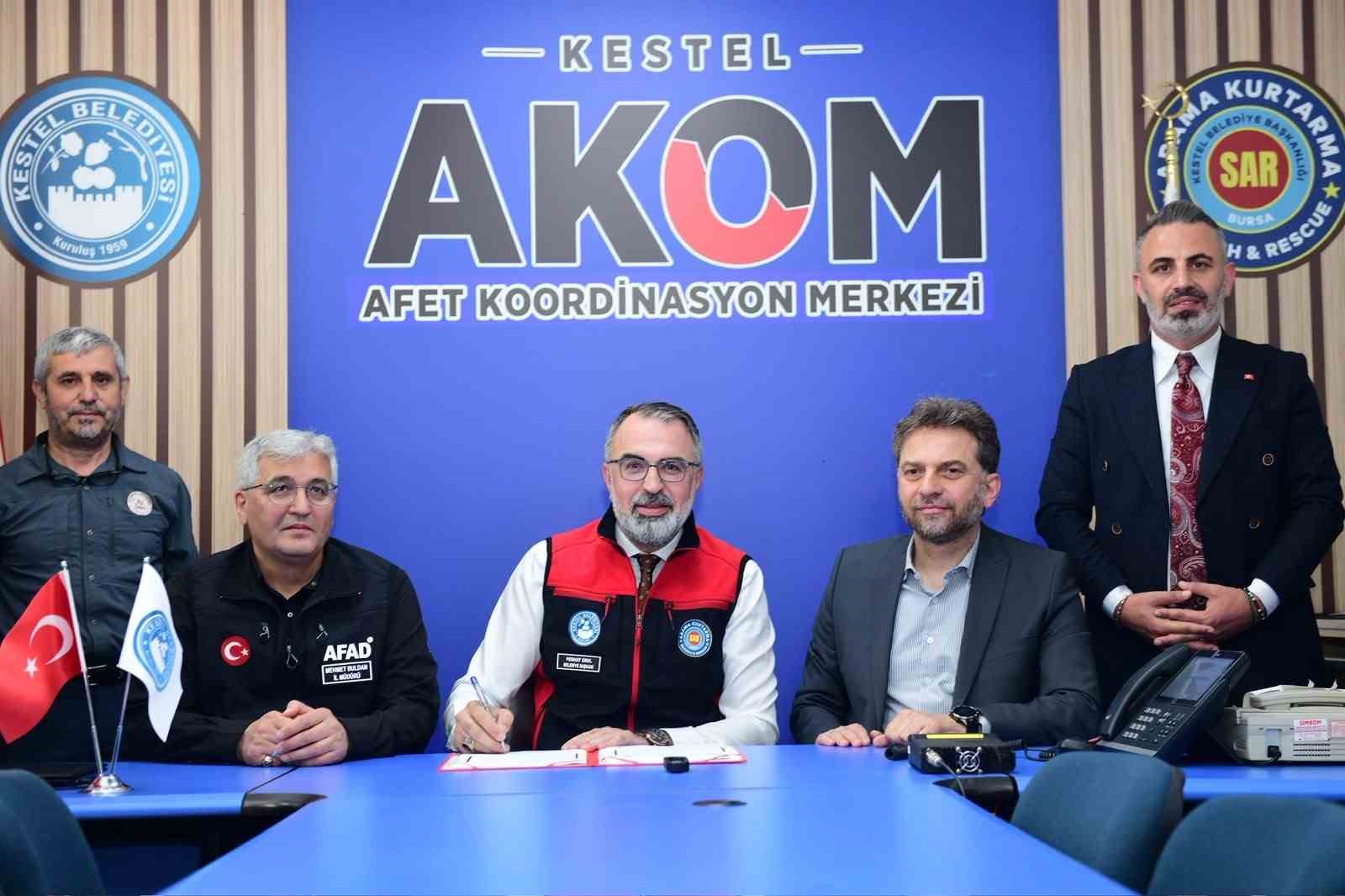Kestel’de arama kurtarma kapasitesini artıracak imza
