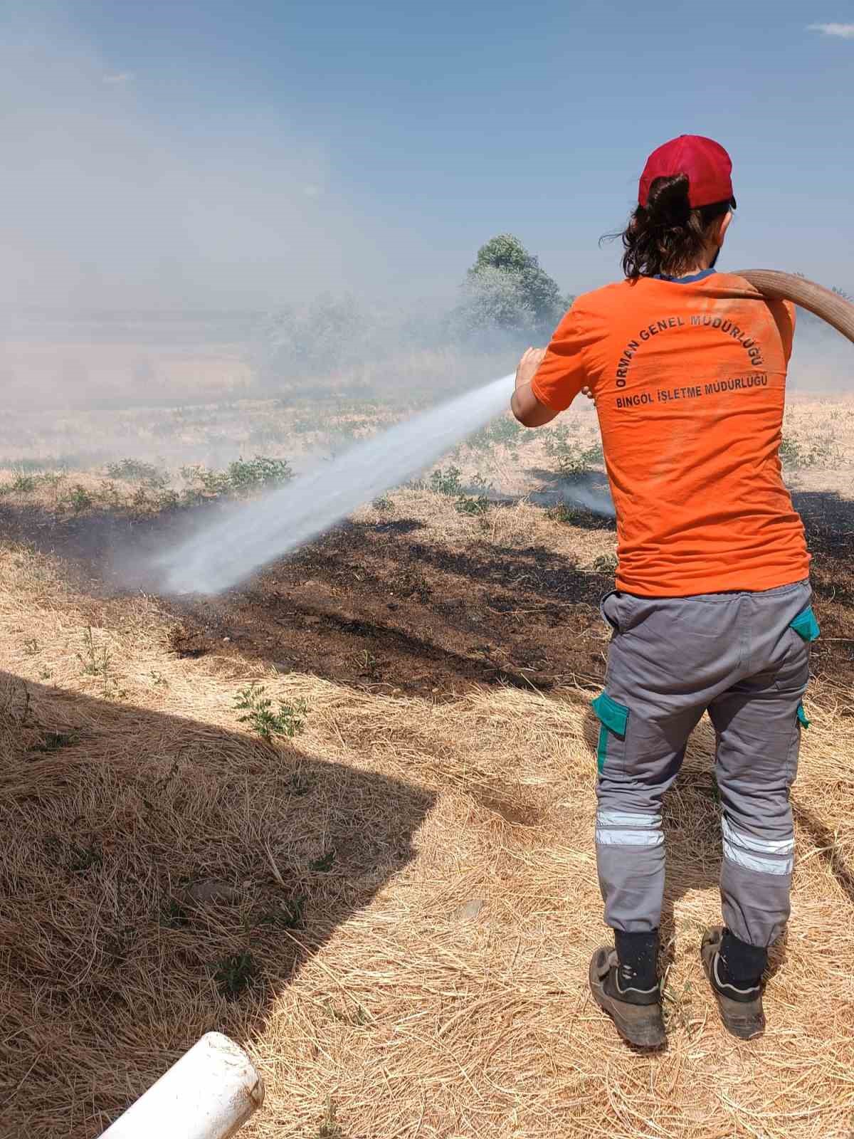 Bing&ouml;l&rsquo;de 5 ayrı noktada &ccedil;ıkan yangınlar s&ouml;nd&uuml;r&uuml;ld&uuml;