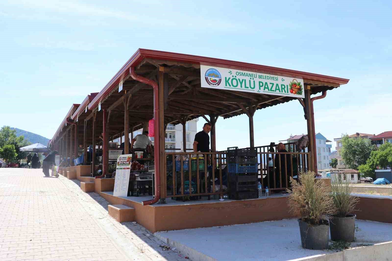 Bilecik’te köylü pazarı hizmete açıldı